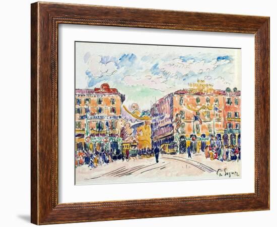 City Square, C1925-Paul Signac-Framed Giclee Print