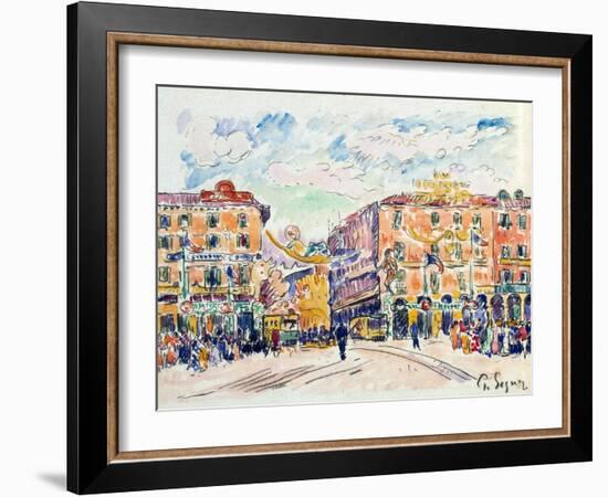 City Square, C1925-Paul Signac-Framed Giclee Print