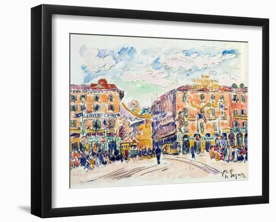 City Square, C1925-Paul Signac-Framed Giclee Print