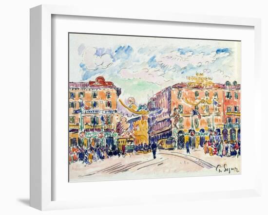 City Square, C1925-Paul Signac-Framed Giclee Print