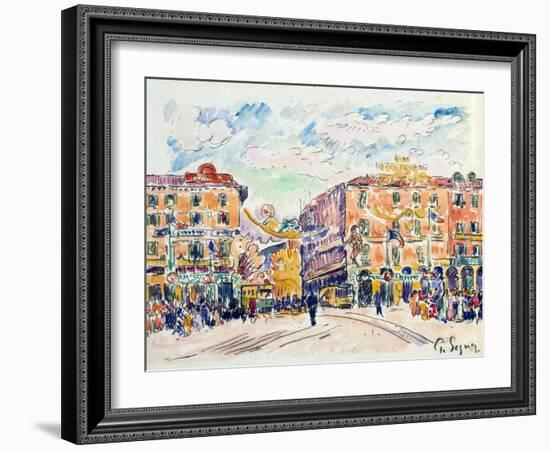 City Square, C1925-Paul Signac-Framed Giclee Print