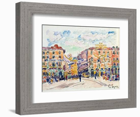 City Square, C1925-Paul Signac-Framed Giclee Print