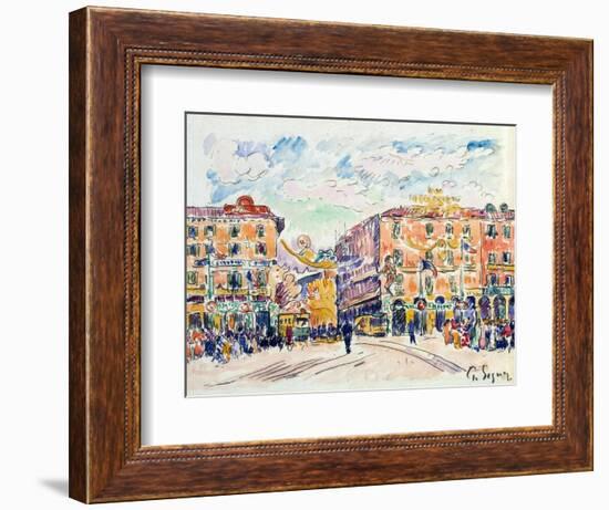 City Square, C1925-Paul Signac-Framed Giclee Print