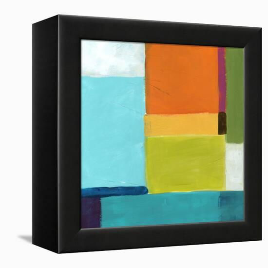 City Square III-Erica J. Vess-Framed Stretched Canvas