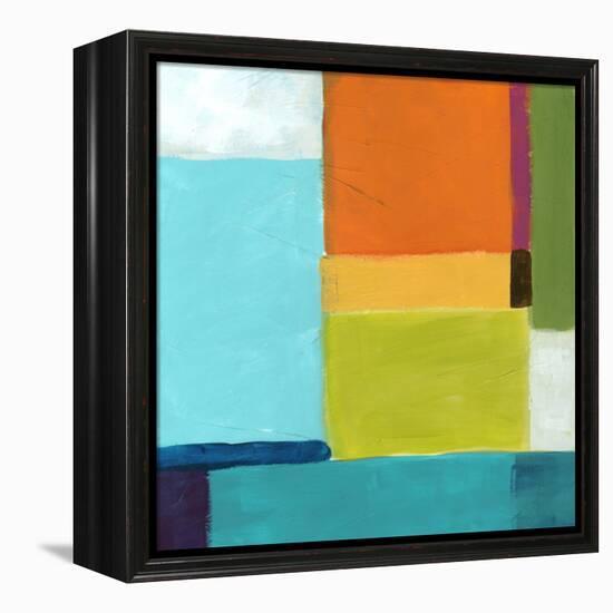 City Square III-Erica J. Vess-Framed Stretched Canvas