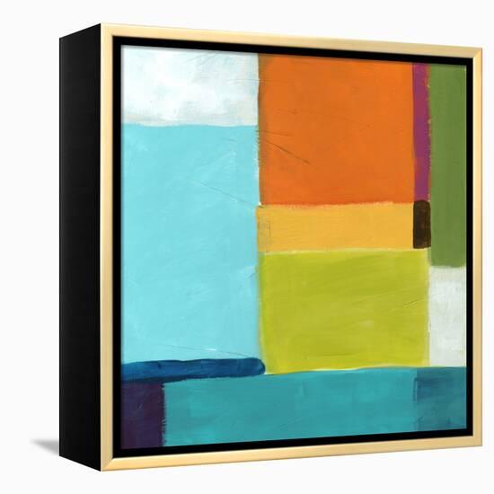 City Square III-Erica J. Vess-Framed Stretched Canvas