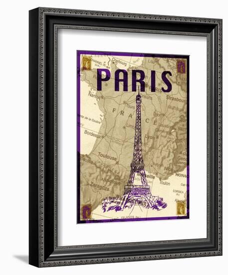 City Stops I-Nicholas Biscardi-Framed Art Print