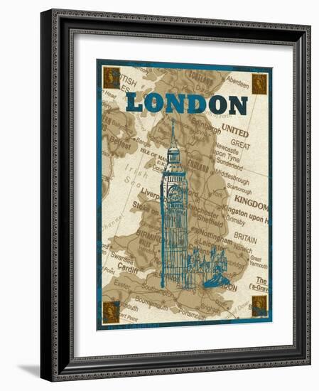 City Stops II-Nicholas Biscardi-Framed Art Print