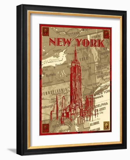 City Stops III-Nicholas Biscardi-Framed Art Print