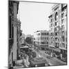 City Street from Room at Shepherd's Hotel-Bob Landry-Mounted Photographic Print