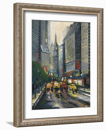 City Street I-J. Adams-Framed Art Print