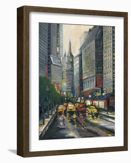 City Street I-J. Adams-Framed Art Print