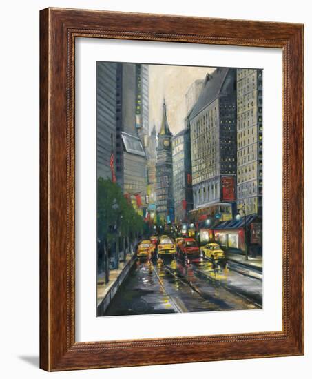 City Street I-J. Adams-Framed Art Print