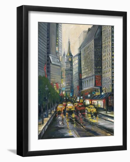 City Street I-J. Adams-Framed Art Print