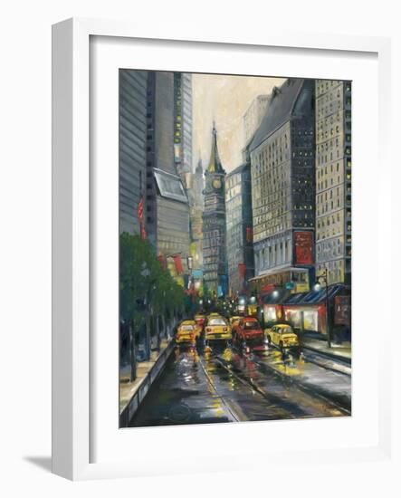 City Street I-J. Adams-Framed Art Print