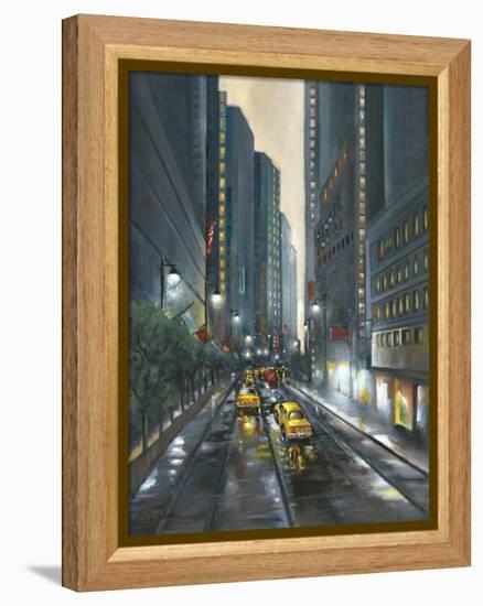 City Street II-J. Adams-Framed Stretched Canvas