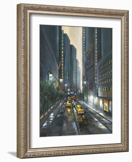 City Street II-J. Adams-Framed Art Print