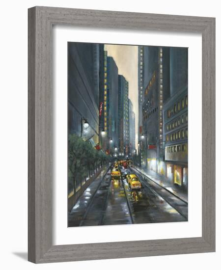 City Street II-J. Adams-Framed Art Print