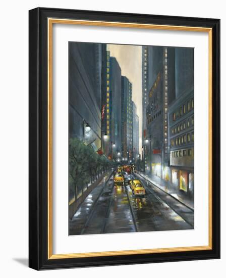 City Street II-J. Adams-Framed Art Print