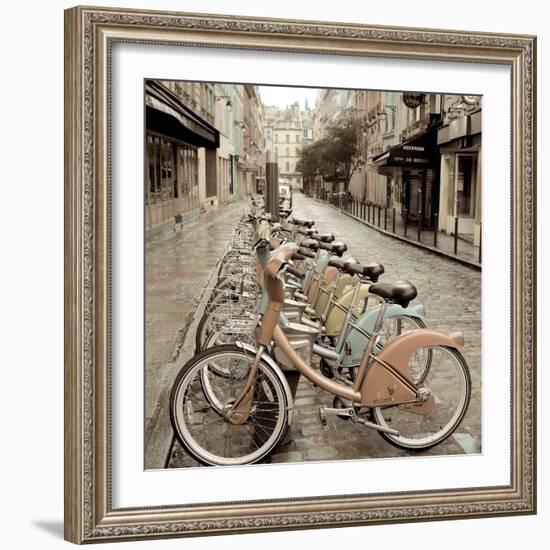 City Street Ride Paris-Alan Blaustein-Framed Photographic Print