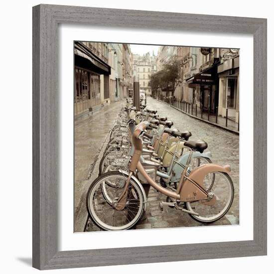 City Street Ride Paris-Alan Blaustein-Framed Photographic Print