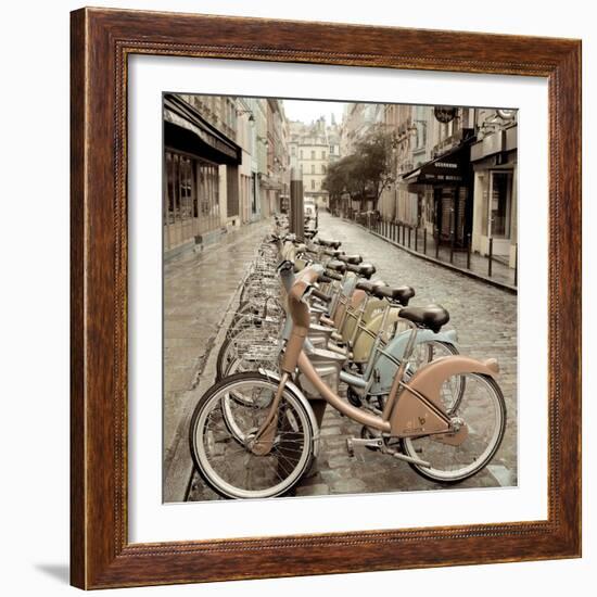 City Street Ride Paris-Alan Blaustein-Framed Photographic Print