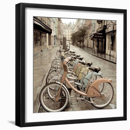 City Street Ride Paris-Alan Blaustein-Framed Photographic Print