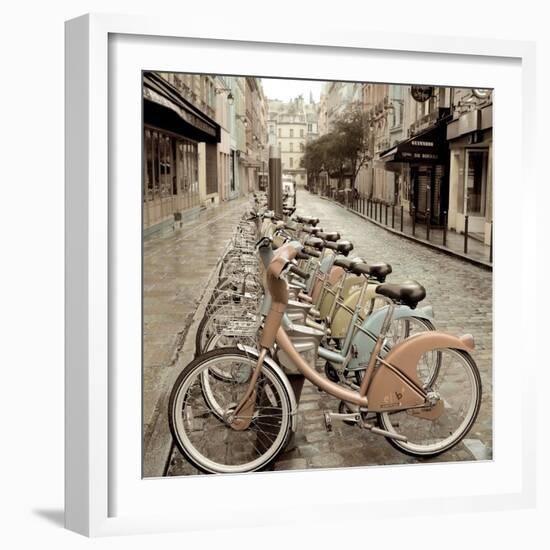 City Street Ride Paris-Alan Blaustein-Framed Photographic Print