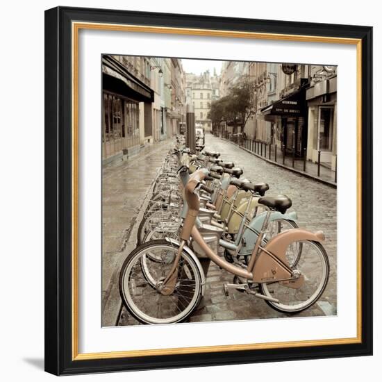 City Street Ride Paris-Alan Blaustein-Framed Photographic Print