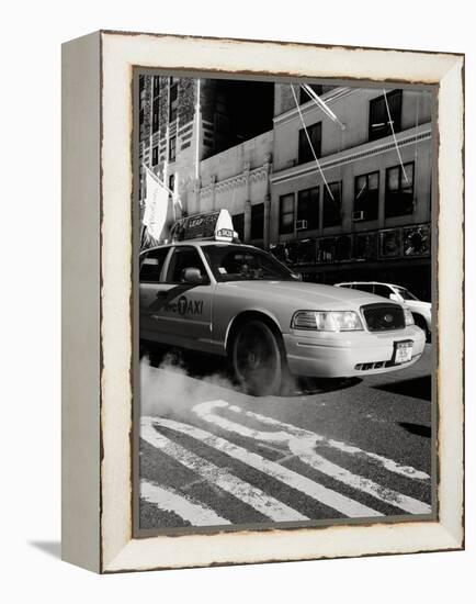 City Streets IV - Monochrome-Joseph Eta-Framed Stretched Canvas
