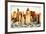 City Sunset - In the Style of Oil Painting-Philippe Hugonnard-Framed Giclee Print