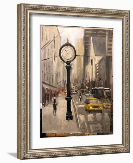 CITY TIME-ALLAYN STEVENS-Framed Art Print