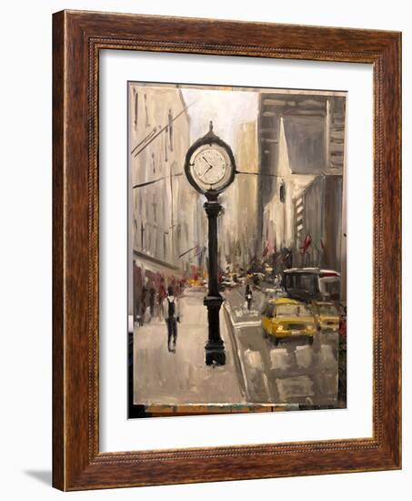 CITY TIME-ALLAYN STEVENS-Framed Art Print