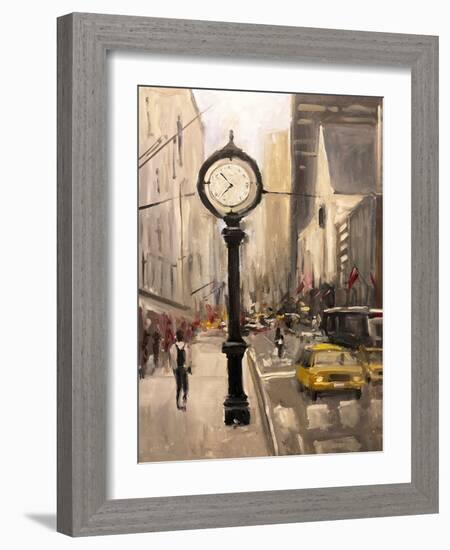 City Time-Allayn Stevens-Framed Art Print