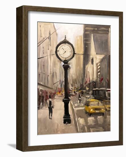 City Time-Allayn Stevens-Framed Art Print