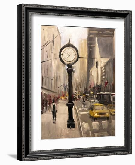 City Time-Allayn Stevens-Framed Art Print