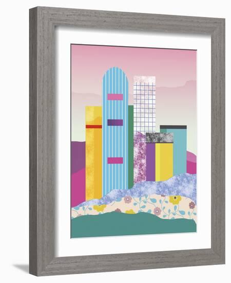 City Towers-Sophie Ledesma-Framed Giclee Print