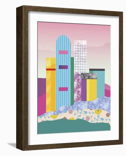 City Towers-Sophie Ledesma-Framed Giclee Print