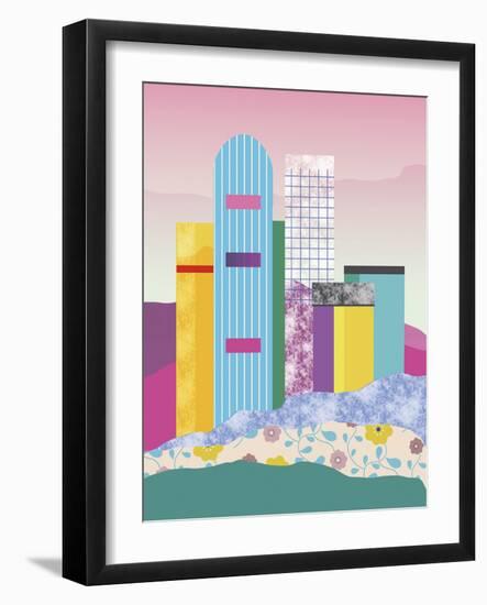 City Towers-Sophie Ledesma-Framed Giclee Print