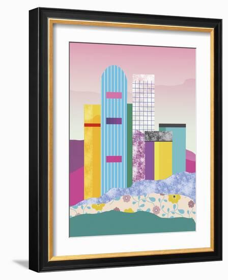 City Towers-Sophie Ledesma-Framed Giclee Print