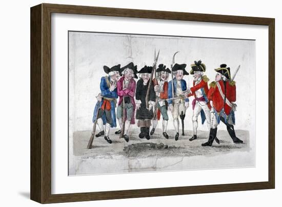 City Traind Bands, 1789-John Nixon-Framed Giclee Print