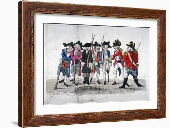 City Traind Bands, 1789-John Nixon-Framed Giclee Print