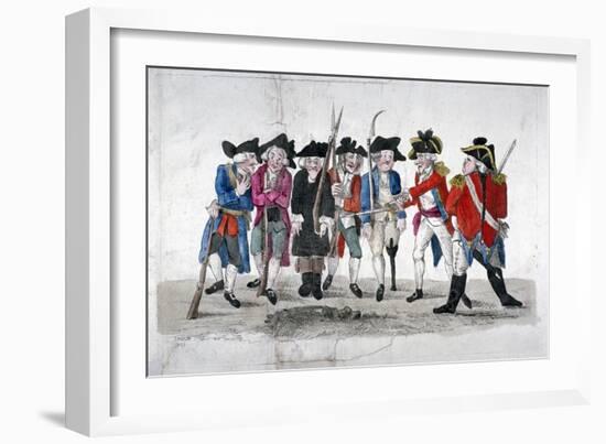 City Traind Bands, 1789-John Nixon-Framed Giclee Print