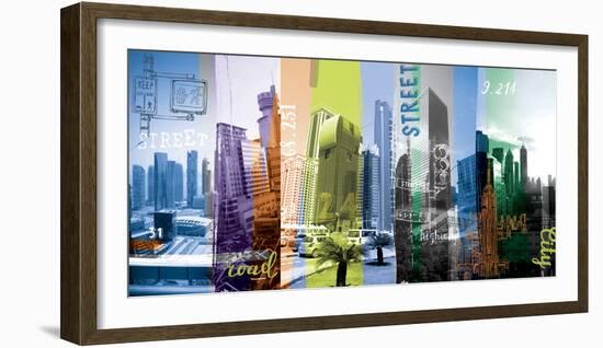 City Vibes II-Joana Joubert-Framed Giclee Print