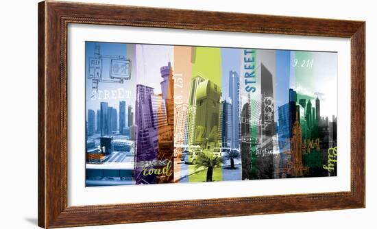 City Vibes II-Joana Joubert-Framed Giclee Print