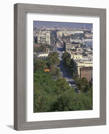 City View, Barcelona, Spain-Michele Westmorland-Framed Photographic Print