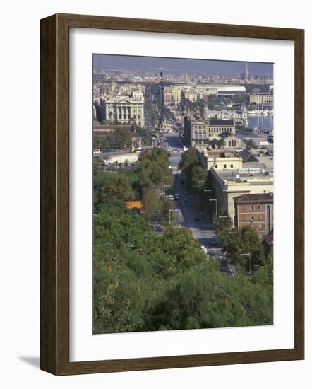 City View, Barcelona, Spain-Michele Westmorland-Framed Photographic Print
