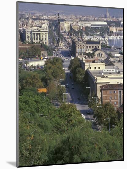 City View, Barcelona, Spain-Michele Westmorland-Mounted Photographic Print