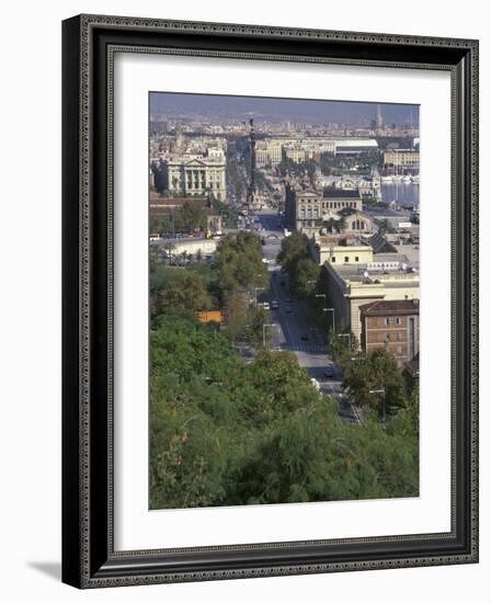 City View, Barcelona, Spain-Michele Westmorland-Framed Photographic Print