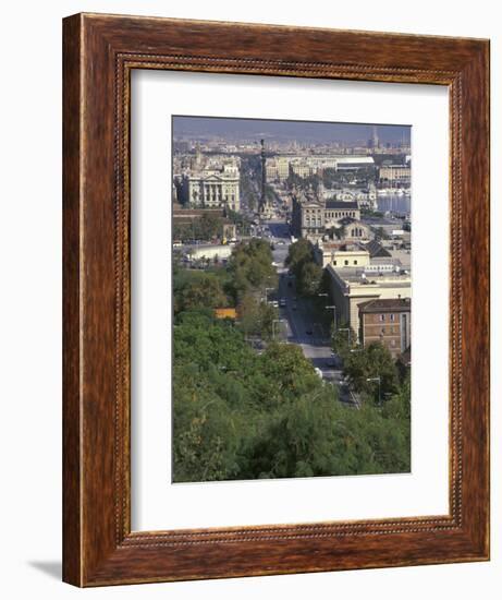 City View, Barcelona, Spain-Michele Westmorland-Framed Photographic Print